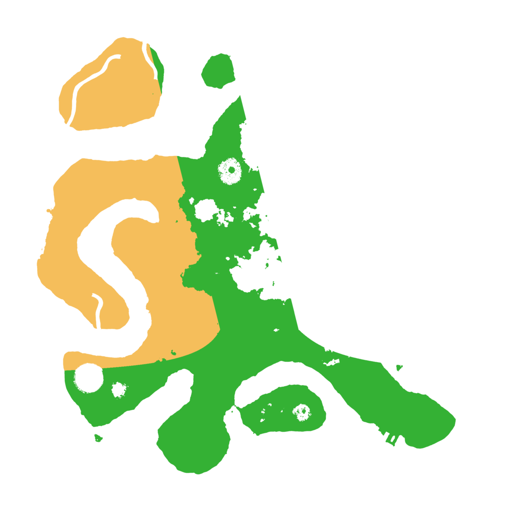 Biome Rust Map: Procedural Map, Size: 3100, Seed: 30510