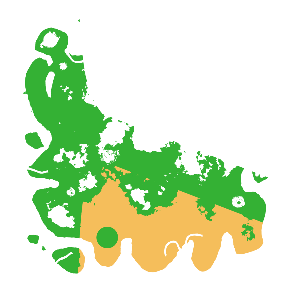 Biome Rust Map: Procedural Map, Size: 3600, Seed: 40510