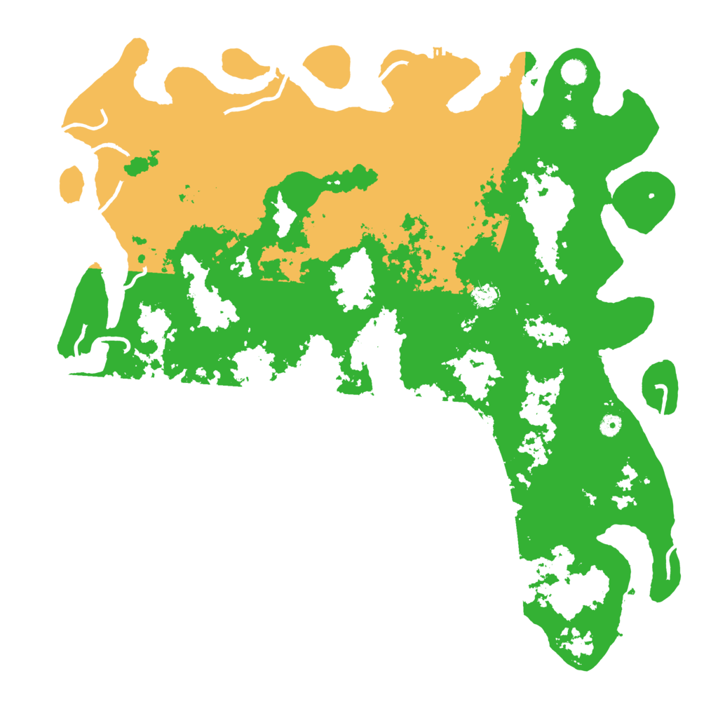 Biome Rust Map: Procedural Map, Size: 5000, Seed: 2070
