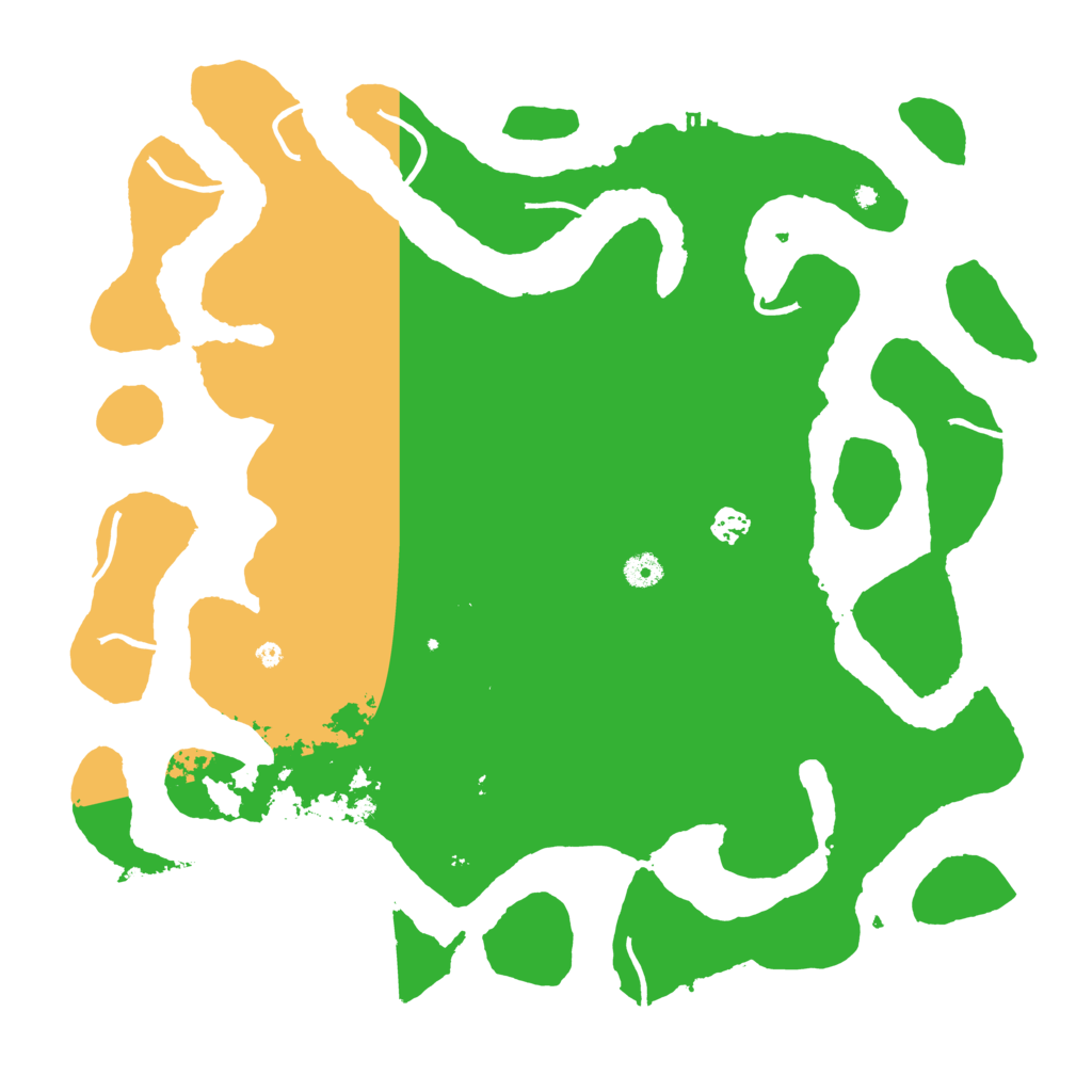 Biome Rust Map: Procedural Map, Size: 4500, Seed: 3090