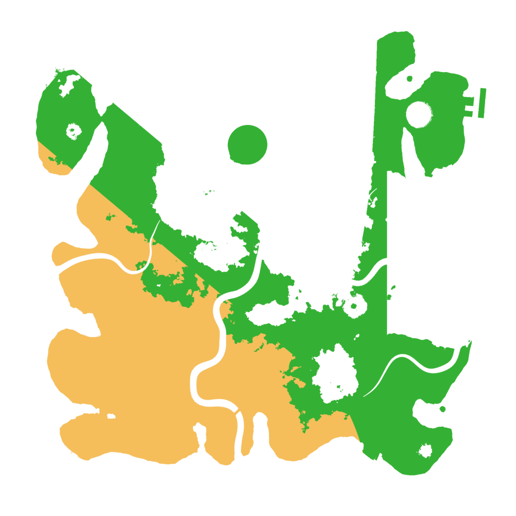 Biome Rust Map: Procedural Map, Size: 3500, Seed: 1667232294