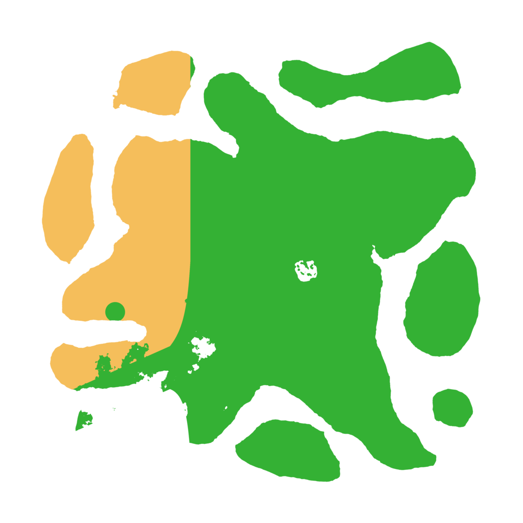 Biome Rust Map: Barren, Size: 3500, Seed: 1475058937