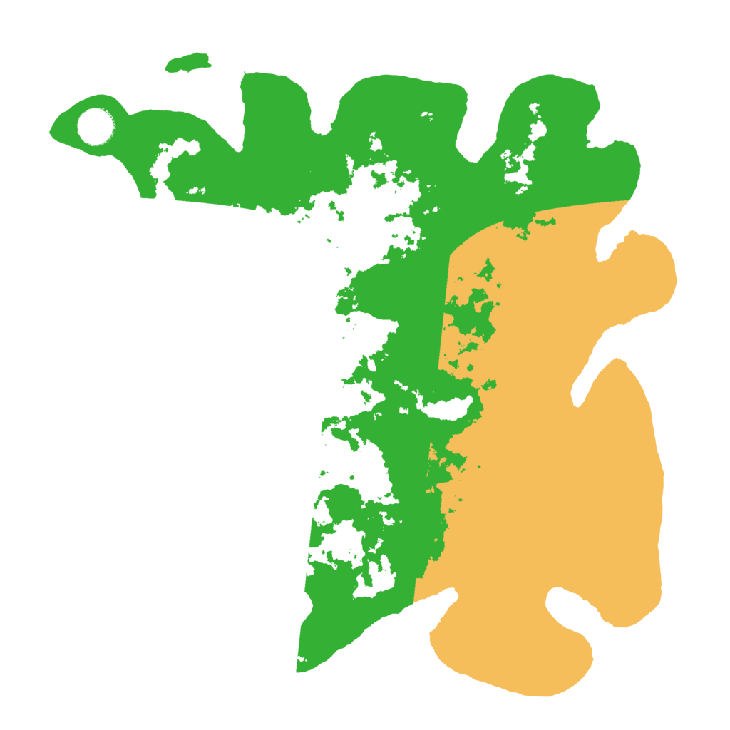 Biome Rust Map: Barren, Size: 3500, Seed: 55612315