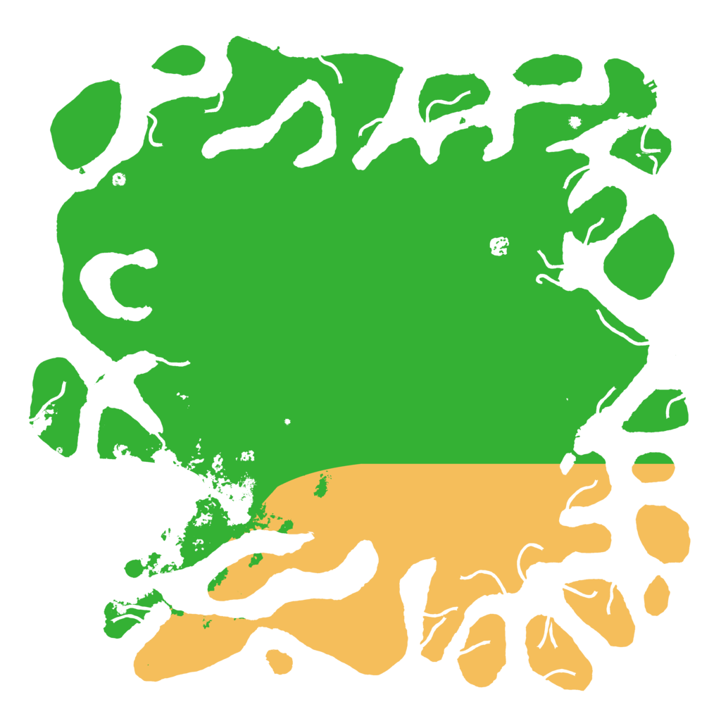 Biome Rust Map: Procedural Map, Size: 5500, Seed: 67688