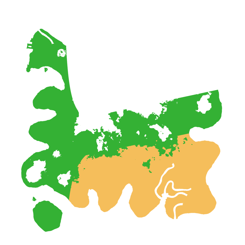 Biome Rust Map: Procedural Map, Size: 3000, Seed: 562192