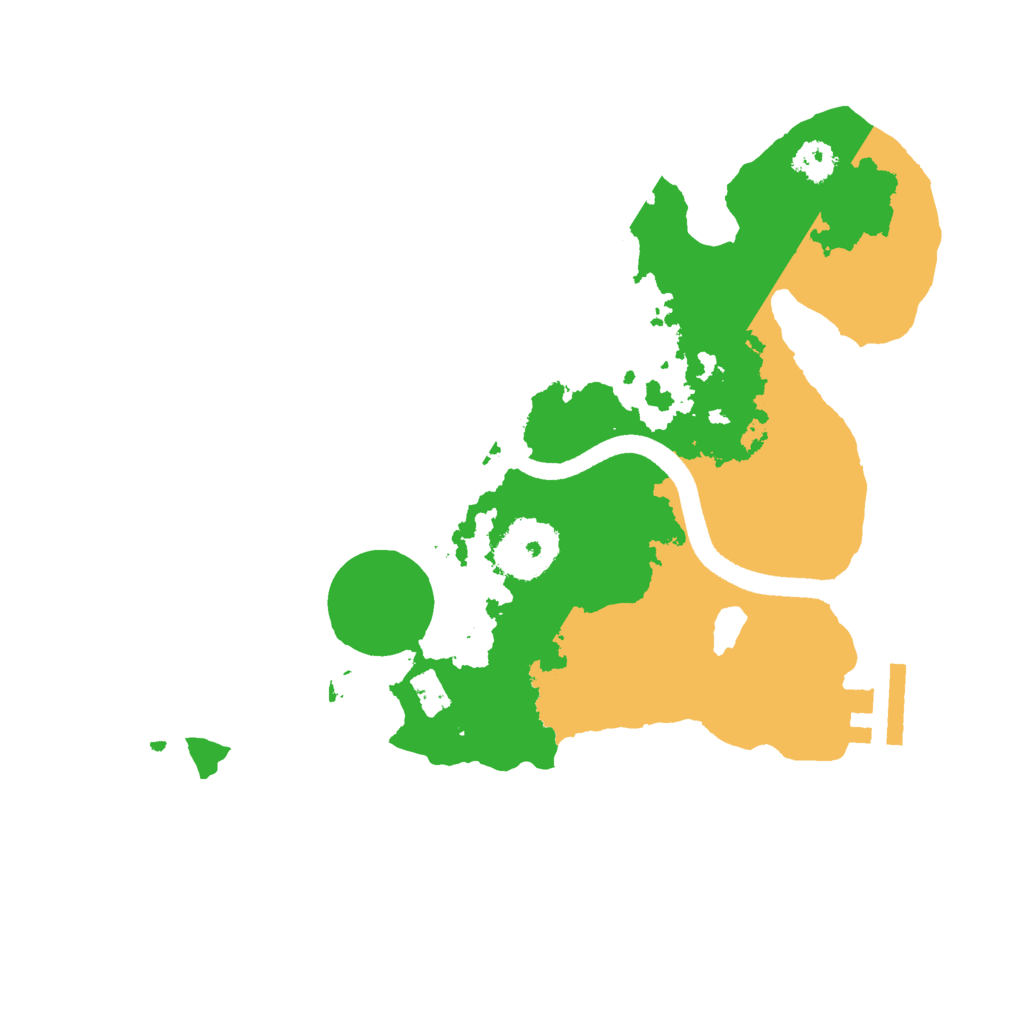 Biome Rust Map: Procedural Map, Size: 2550, Seed: 21