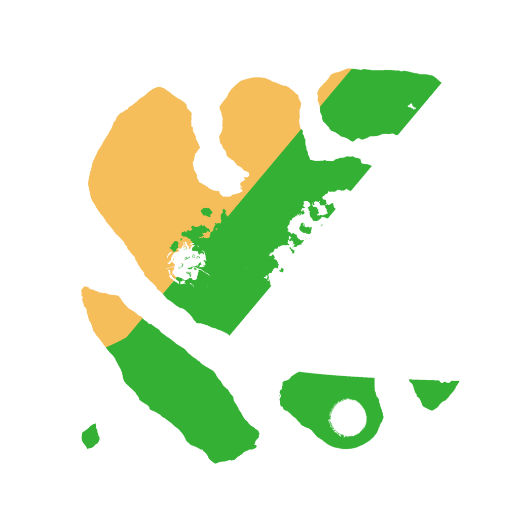 Biome Rust Map: Barren, Size: 2500, Seed: 90644600