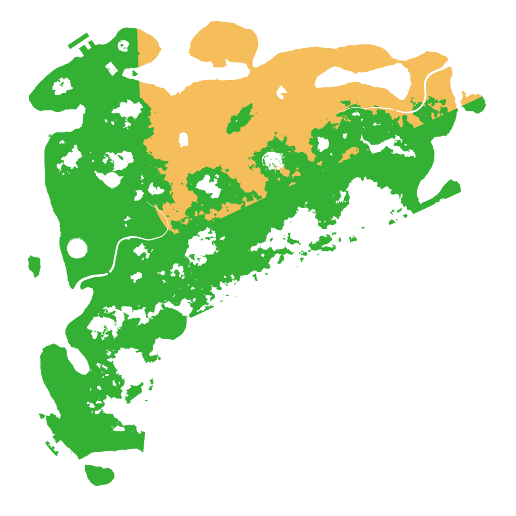 Biome Rust Map: Procedural Map, Size: 4500, Seed: 1184172152