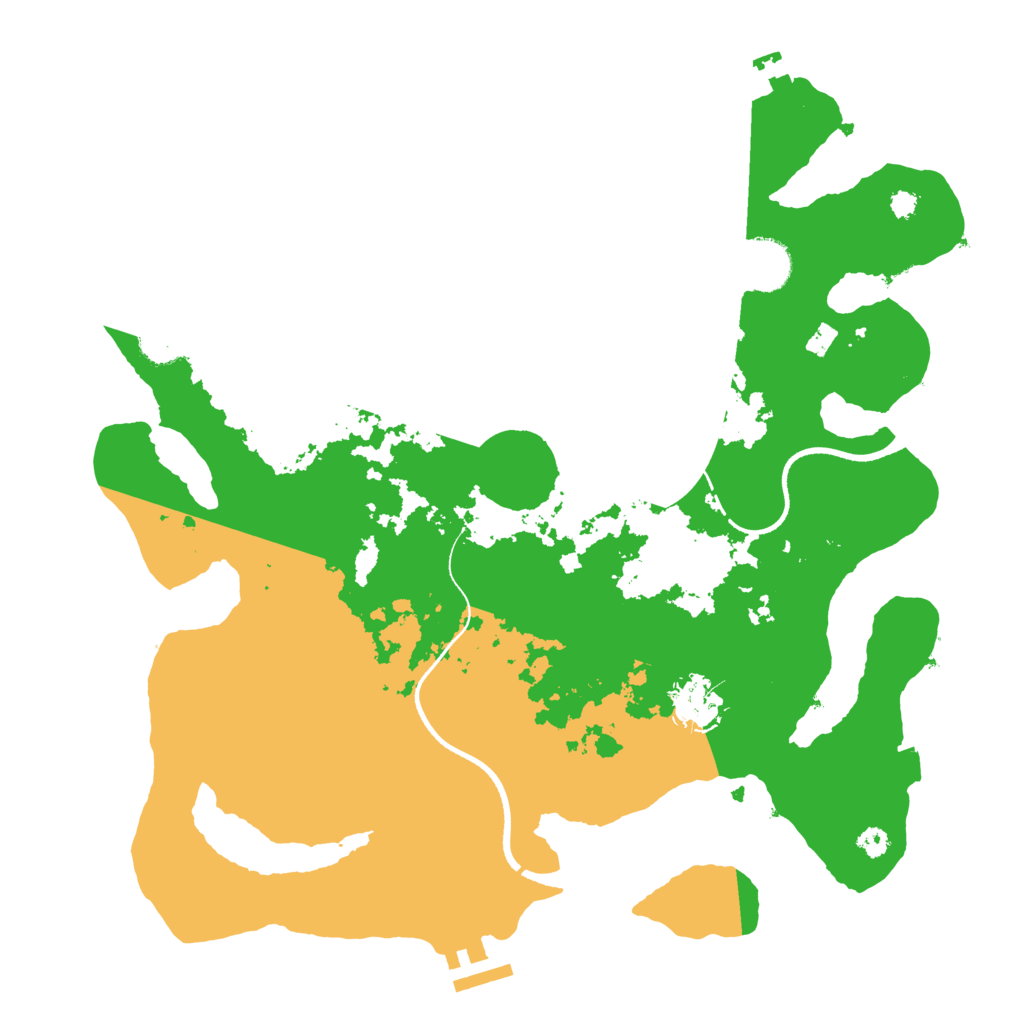 Biome Rust Map: Procedural Map, Size: 3454, Seed: 1216864563