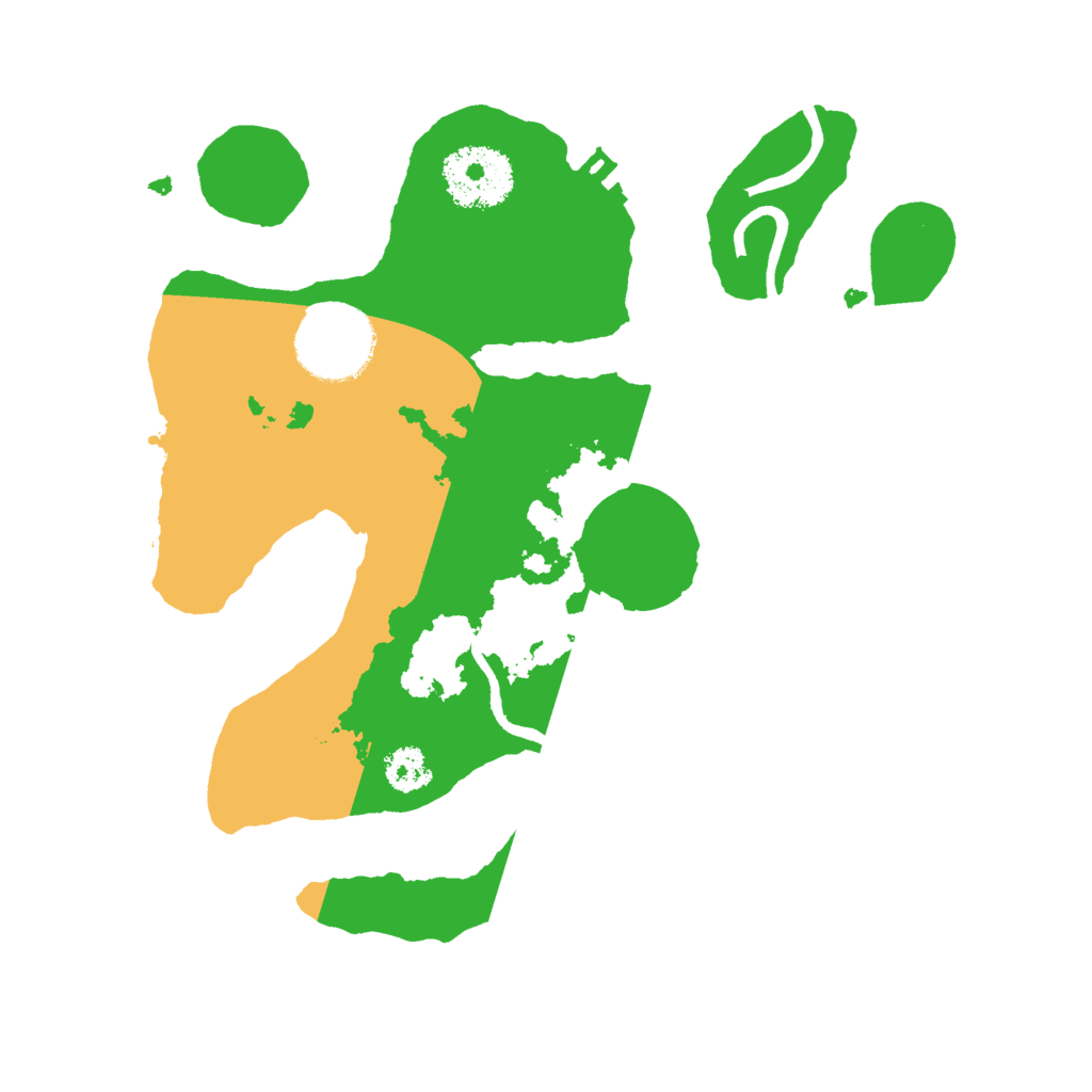 Biome Rust Map: Procedural Map, Size: 2500, Seed: 1197117172