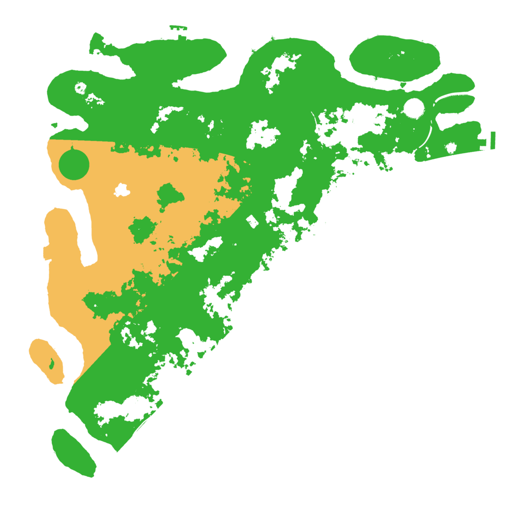 Biome Rust Map: Procedural Map, Size: 4500, Seed: 111511