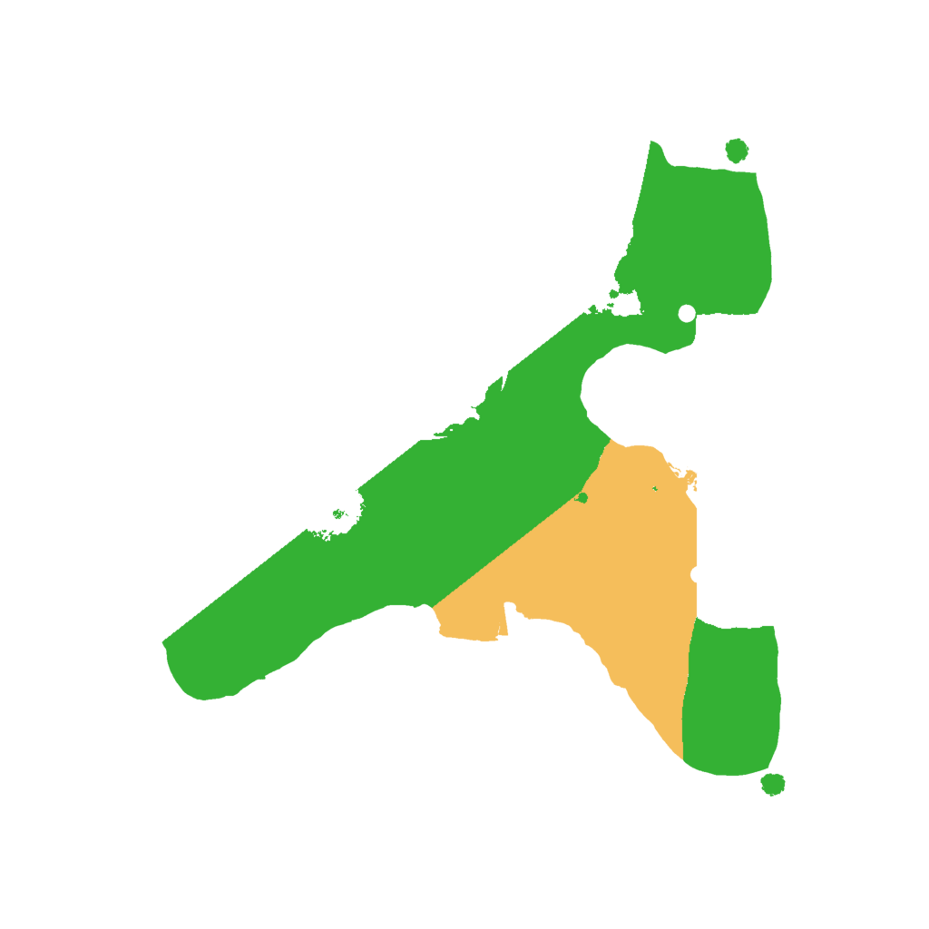 Biome Rust Map: Procedural Map, Size: 1600, Seed: 526874