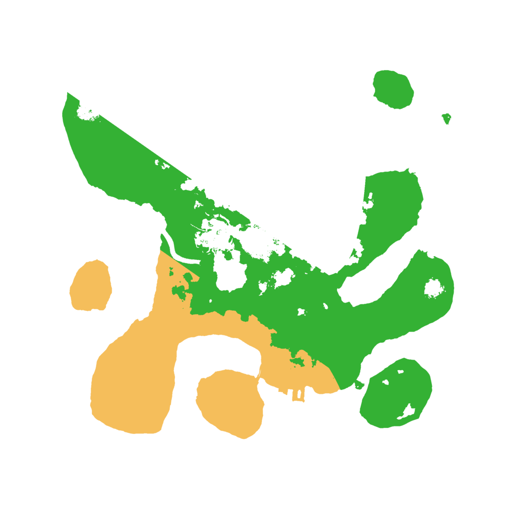 Biome Rust Map: Procedural Map, Size: 2500, Seed: 32323