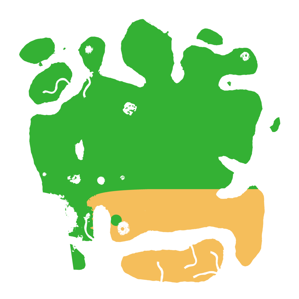 Biome Rust Map: Procedural Map, Size: 3500, Seed: 22100366