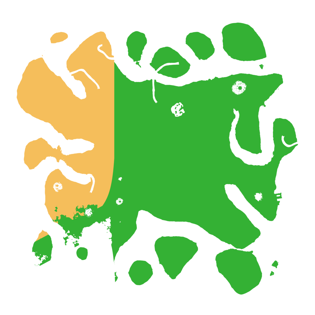 Biome Rust Map: Procedural Map, Size: 3500, Seed: 2977488