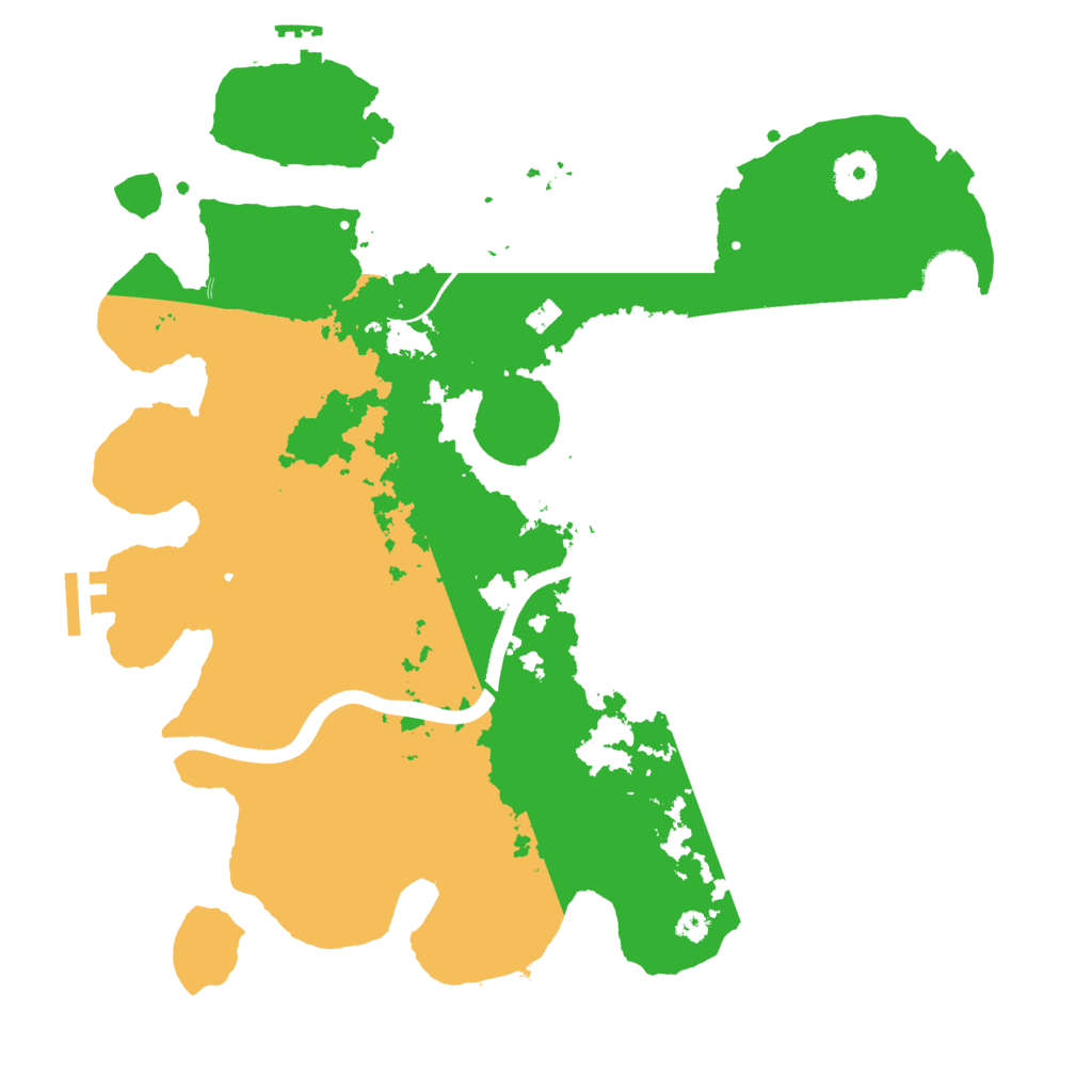 Biome Rust Map: Procedural Map, Size: 3500, Seed: 927