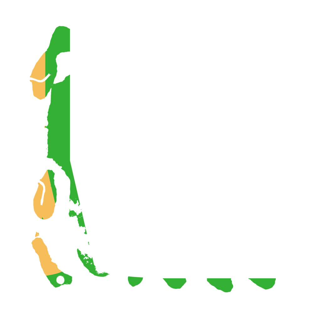 Biome Rust Map: Procedural Map, Size: 3500, Seed: 957842