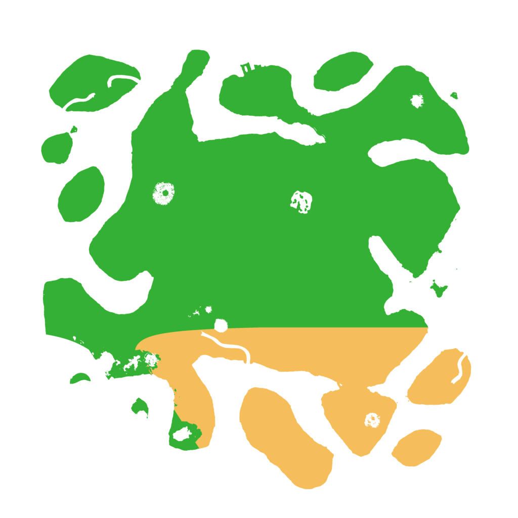 Biome Rust Map: Procedural Map, Size: 3500, Seed: 2147432