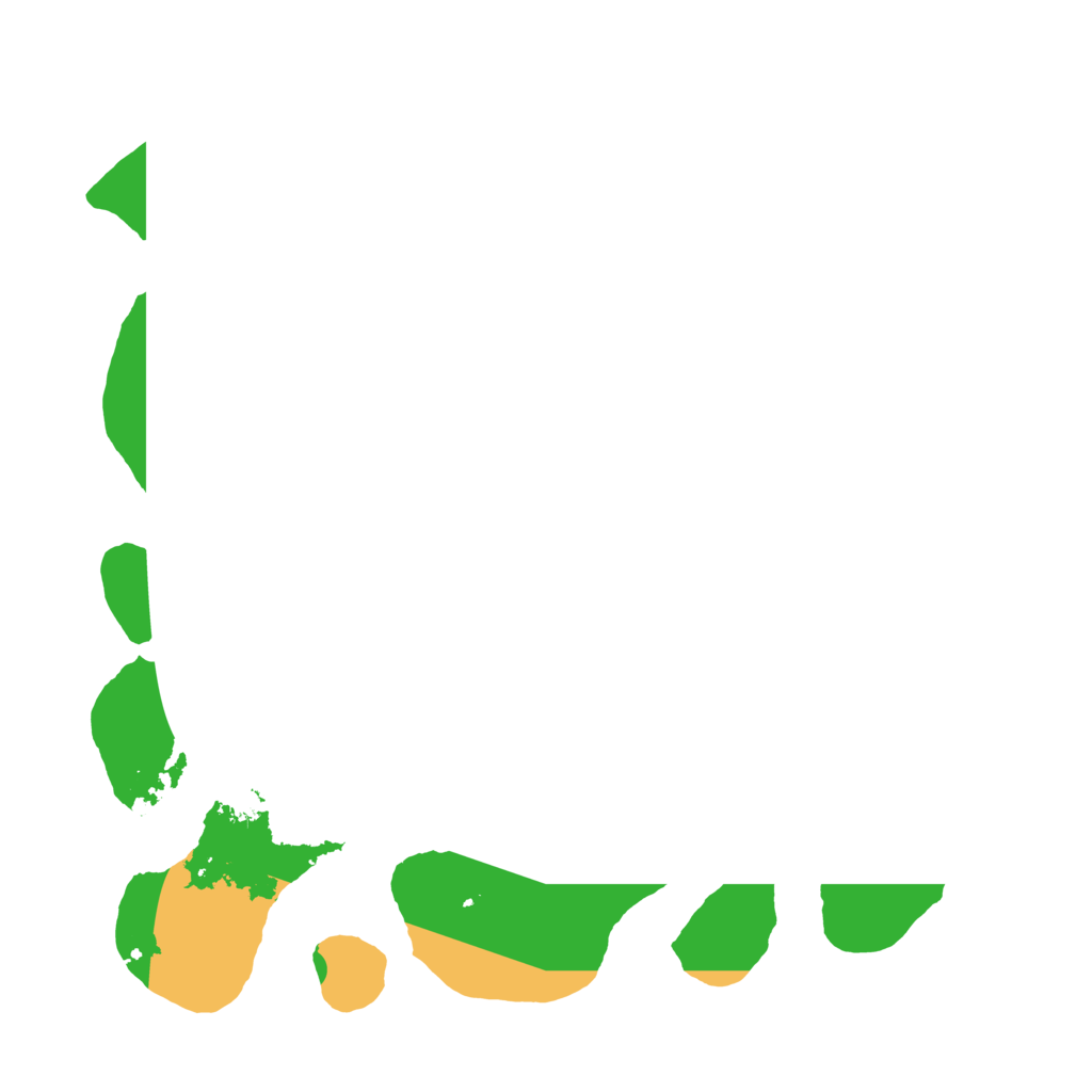 Biome Rust Map: Barren, Size: 3500, Seed: 1222570839