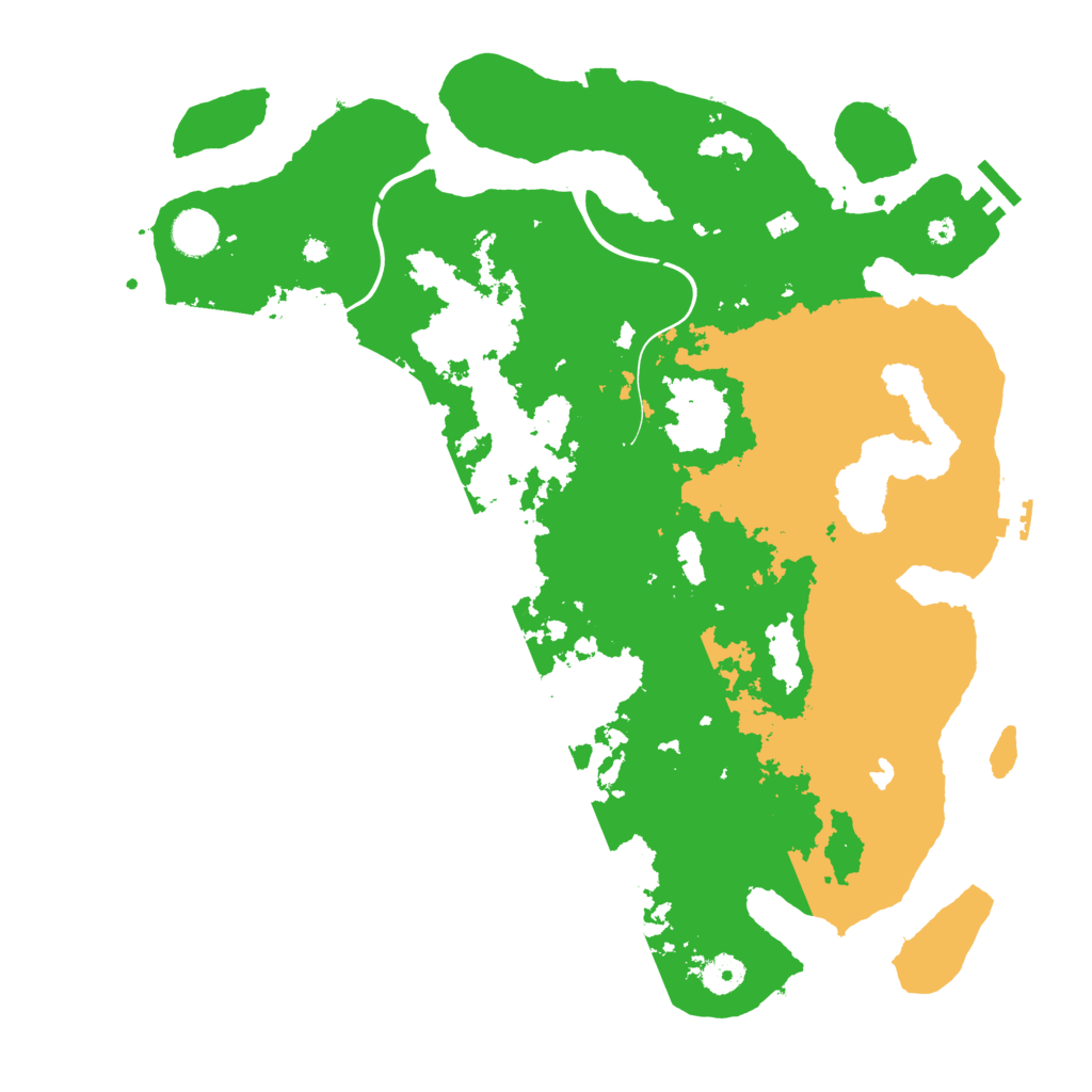 Biome Rust Map: Procedural Map, Size: 4050, Seed: 1094760445
