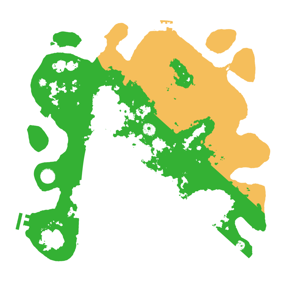 Biome Rust Map: Procedural Map, Size: 3500, Seed: 1142273317