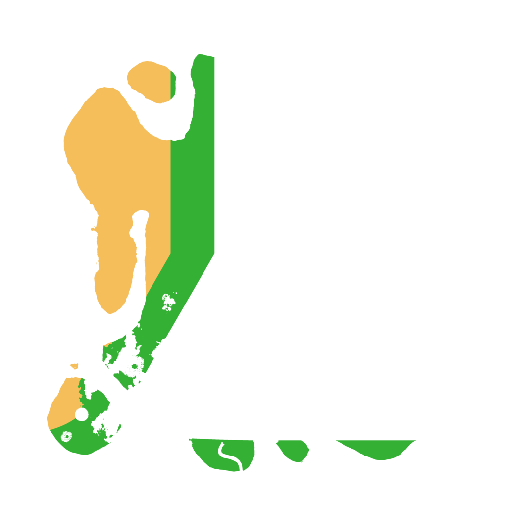 Biome Rust Map: Procedural Map, Size: 3500, Seed: 83754