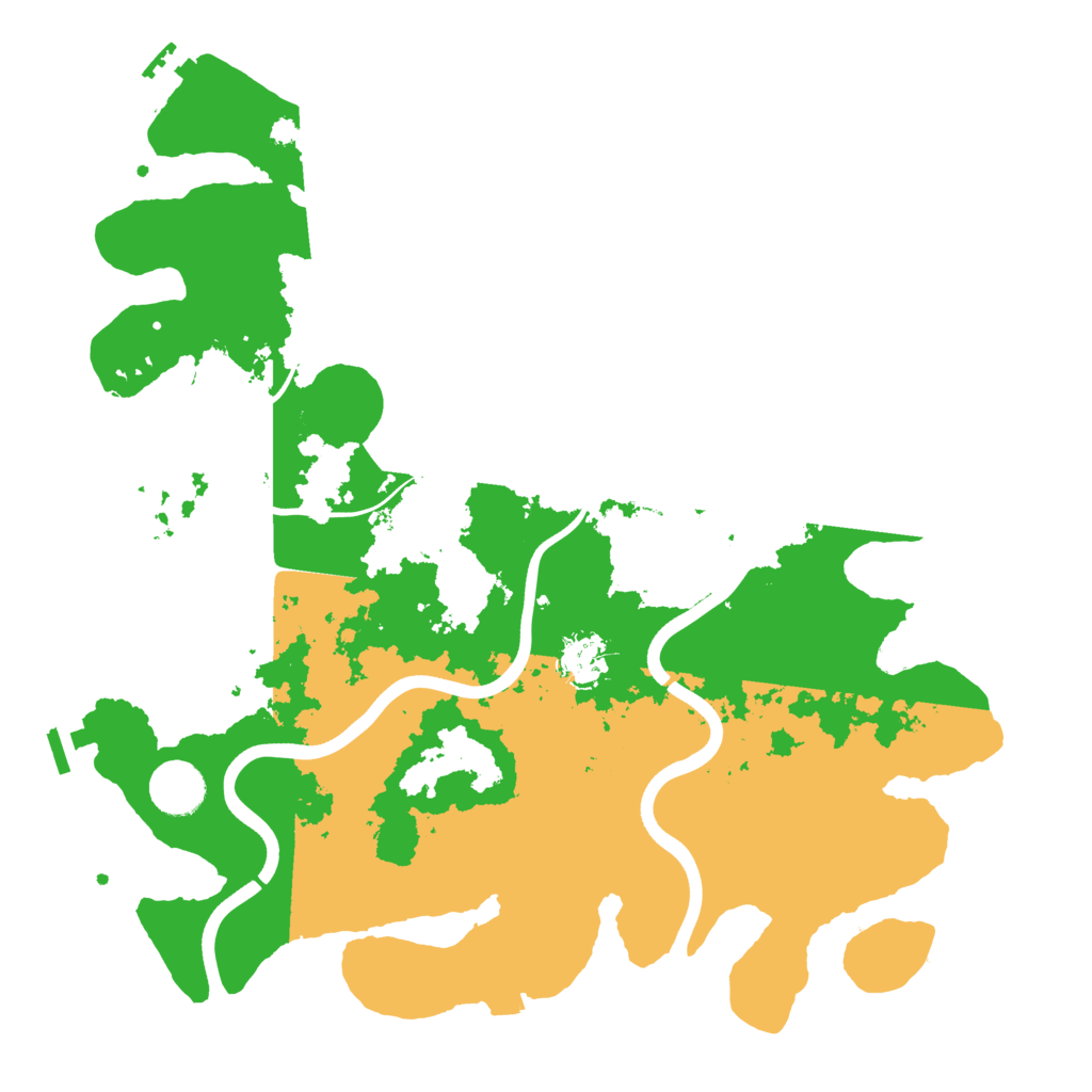 Biome Rust Map: Procedural Map, Size: 3750, Seed: 25827