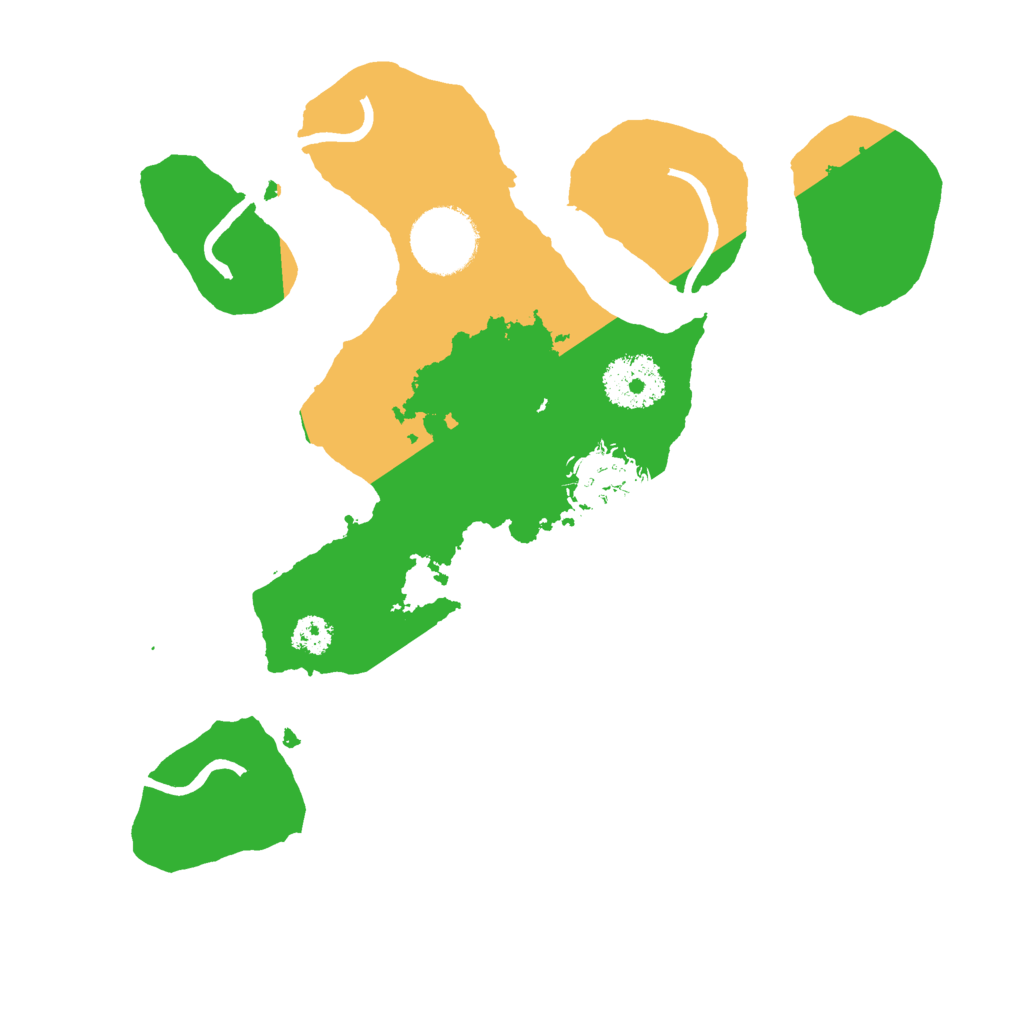 Biome Rust Map: Procedural Map, Size: 2700, Seed: 16