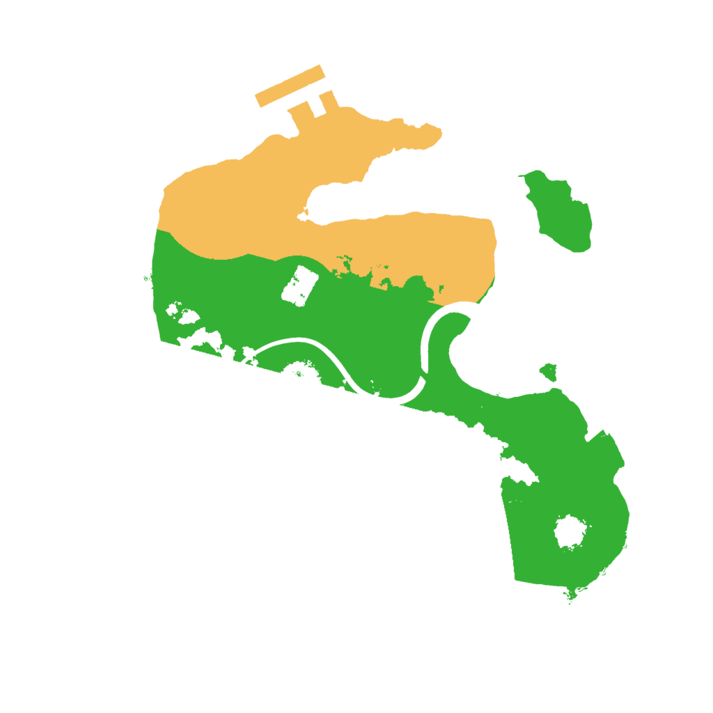 Biome Rust Map: Procedural Map, Size: 2000, Seed: 1478011817