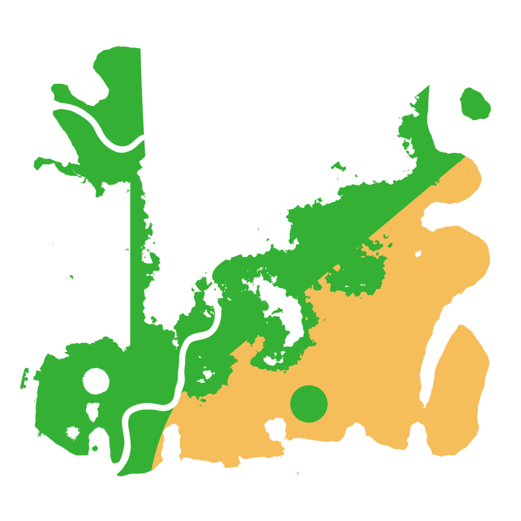 Biome Rust Map: Procedural Map, Size: 3700, Seed: 1311550580