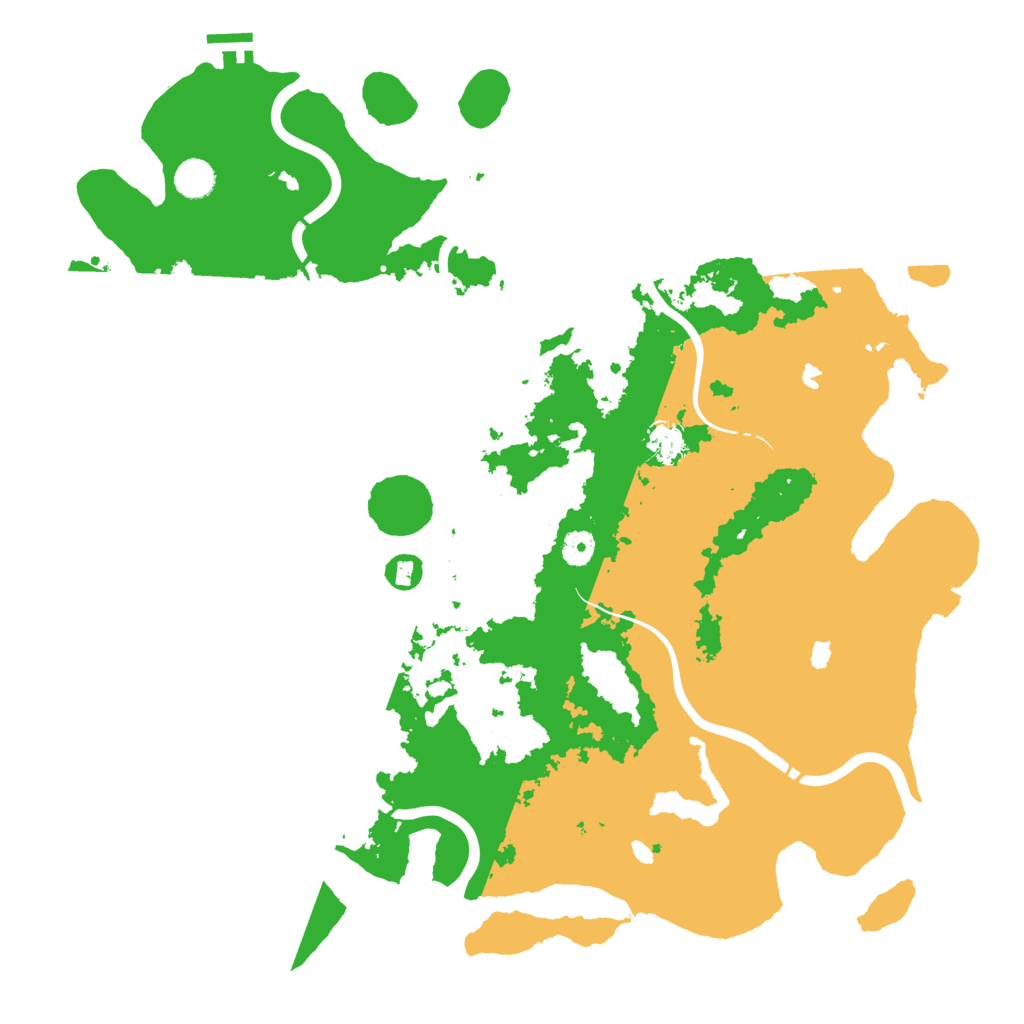 Biome Rust Map: Procedural Map, Size: 4500, Seed: 686405791