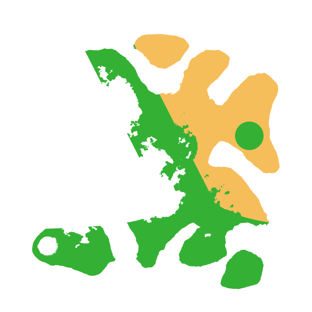 Biome Rust Map: Barren, Size: 2900, Seed: 74560896