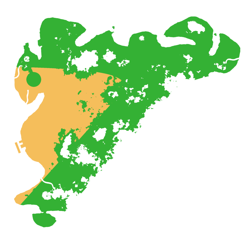 Biome Rust Map: Procedural Map, Size: 4500, Seed: 454
