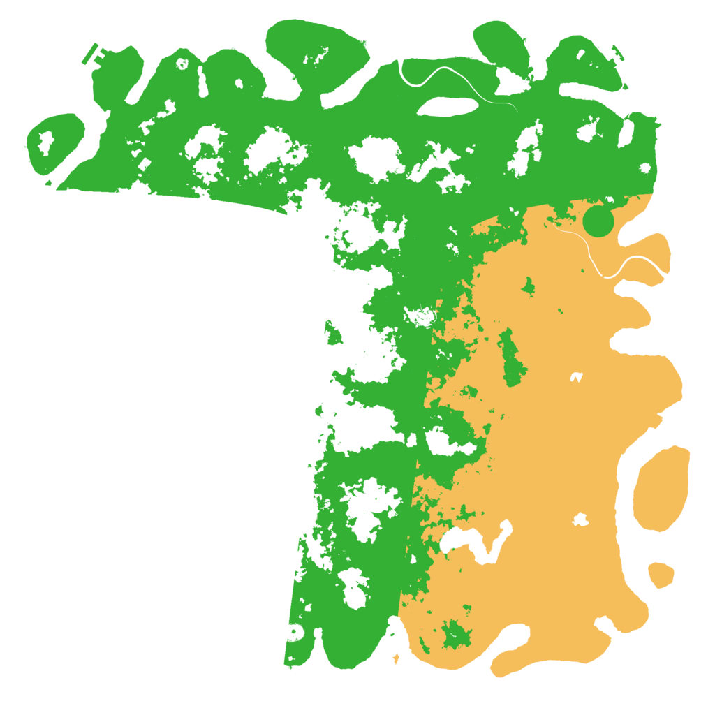 Biome Rust Map: Procedural Map, Size: 6000, Seed: 6548645