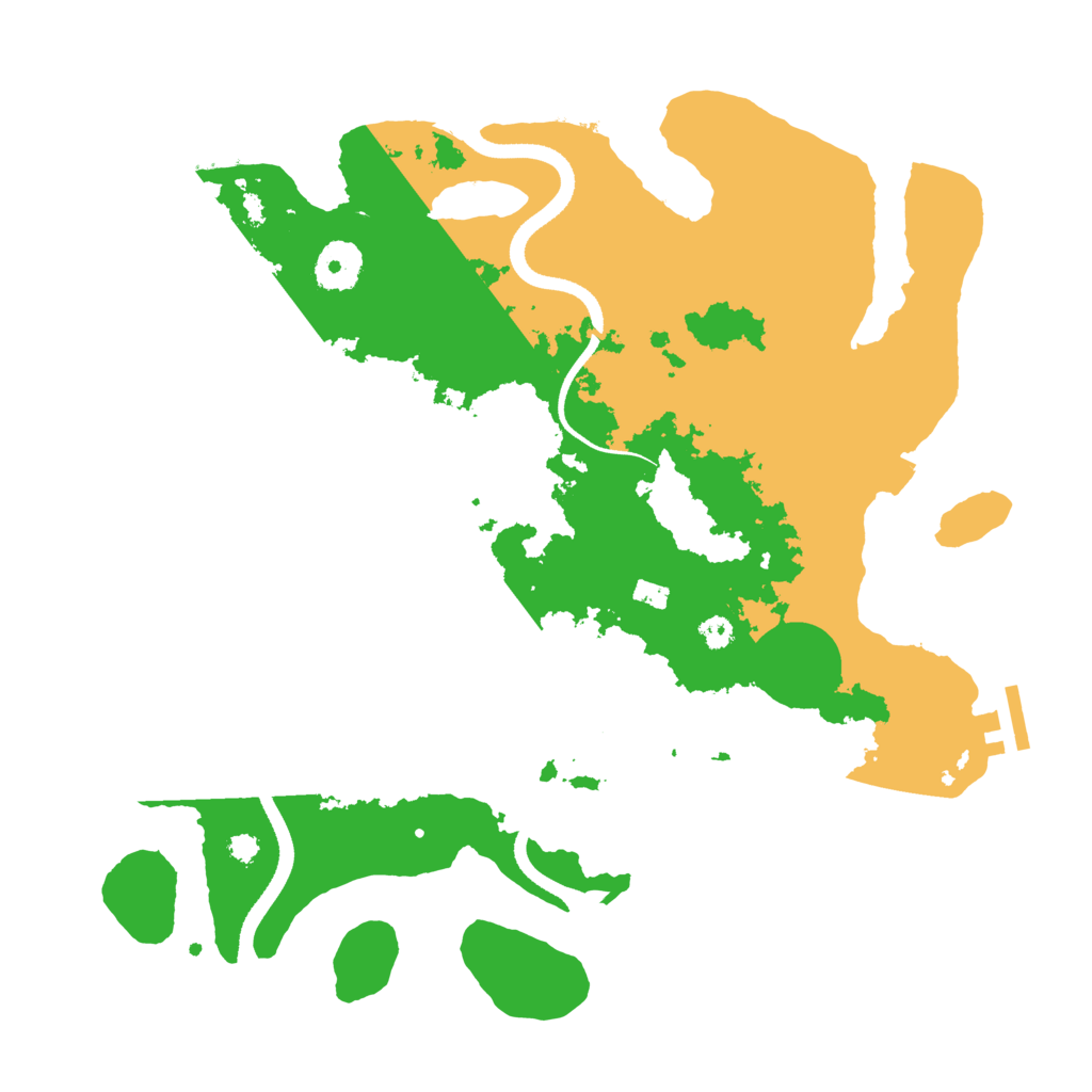 Biome Rust Map: Procedural Map, Size: 3400, Seed: 2952
