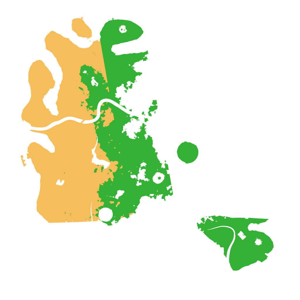 Biome Rust Map: Procedural Map, Size: 4000, Seed: 50000186
