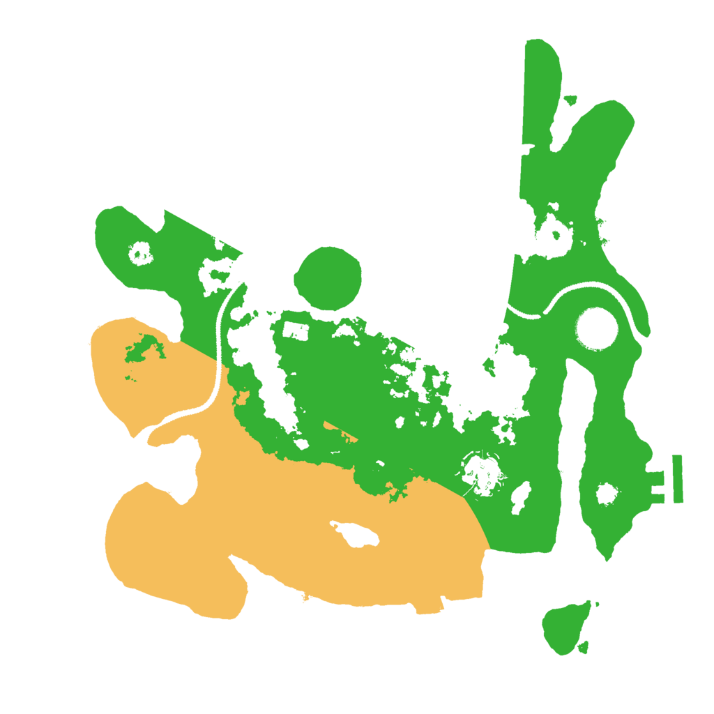 Biome Rust Map: Procedural Map, Size: 3000, Seed: 3169