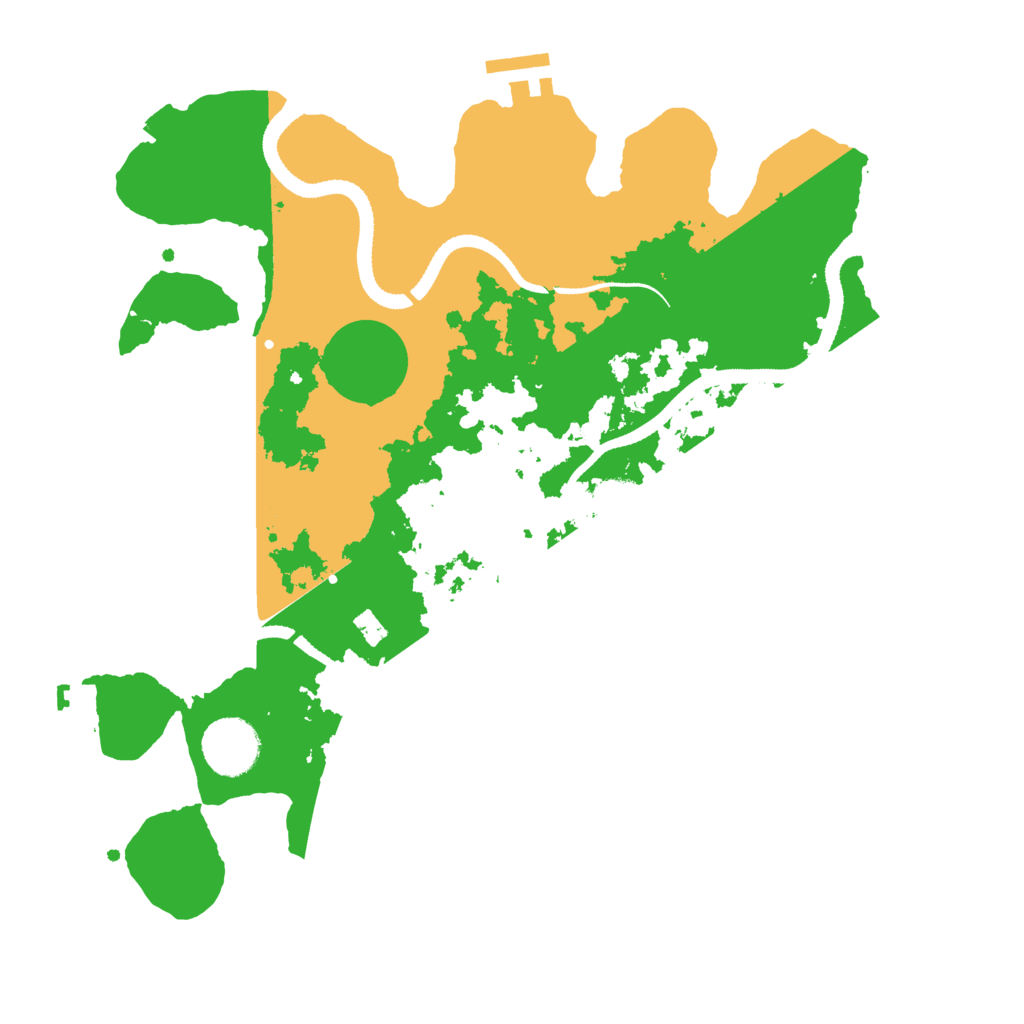 Biome Rust Map: Procedural Map, Size: 3250, Seed: 28015