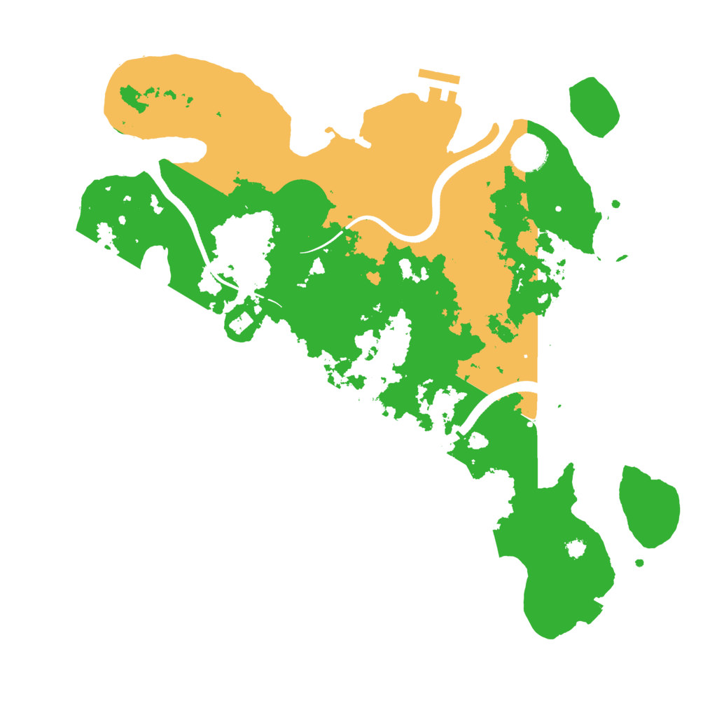 Biome Rust Map: Procedural Map, Size: 3500, Seed: 3959753