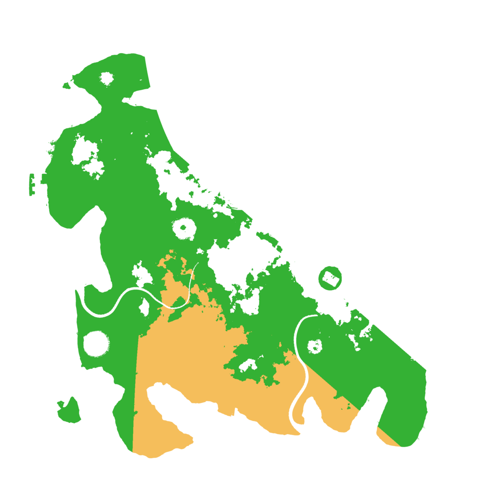 Biome Rust Map: Procedural Map, Size: 3400, Seed: 24