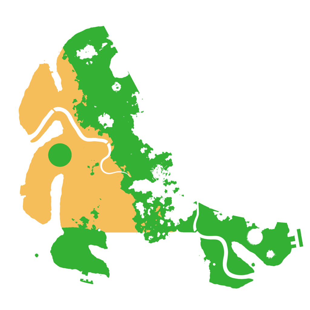 Biome Rust Map: Procedural Map, Size: 3500, Seed: 690354442