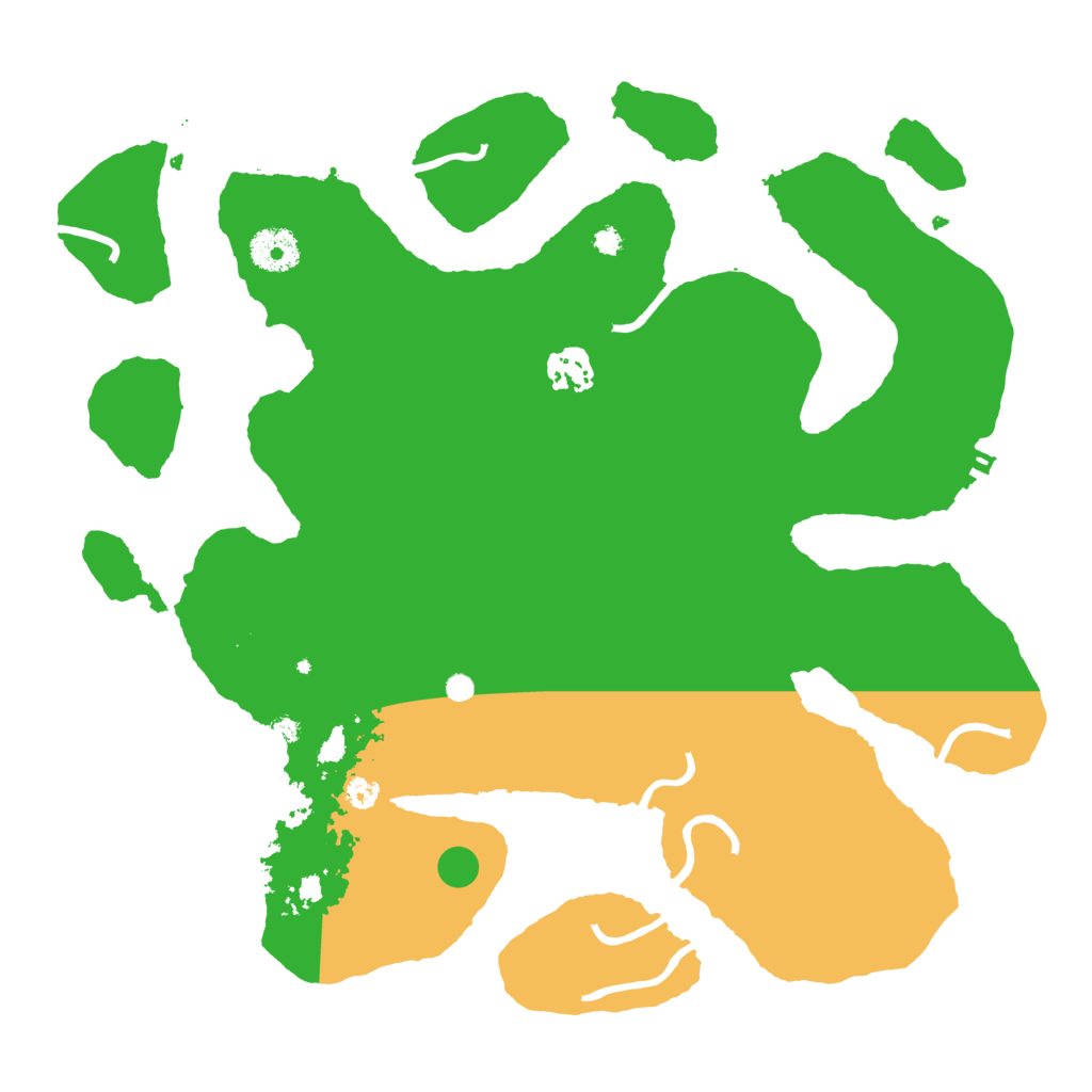 Biome Rust Map: Procedural Map, Size: 3500, Seed: 940755173