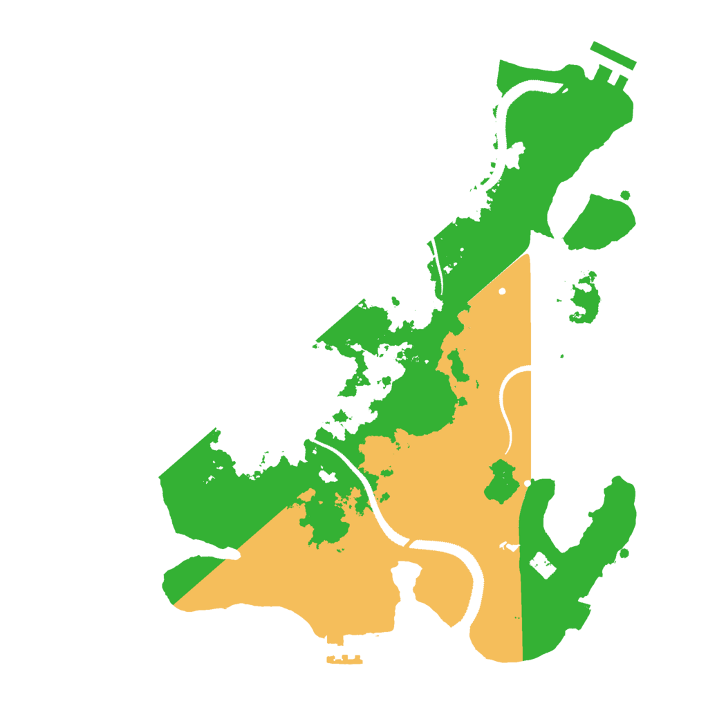 Biome Rust Map: Procedural Map, Size: 3000, Seed: 773472113