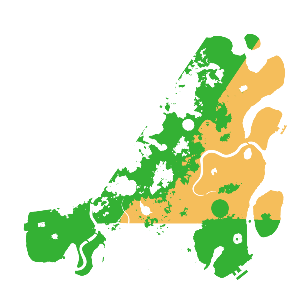 Biome Rust Map: Procedural Map, Size: 4500, Seed: 206089117