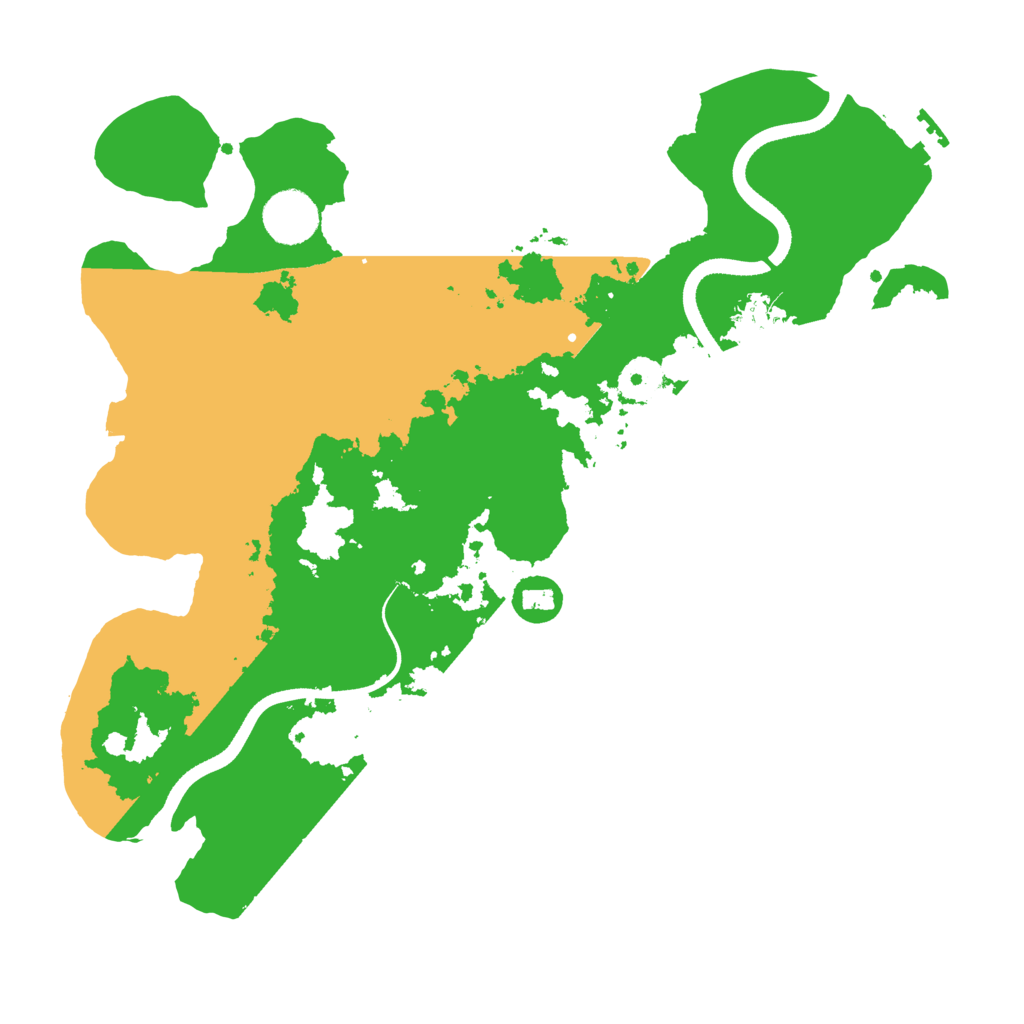 Biome Rust Map: Procedural Map, Size: 3500, Seed: 1065457457