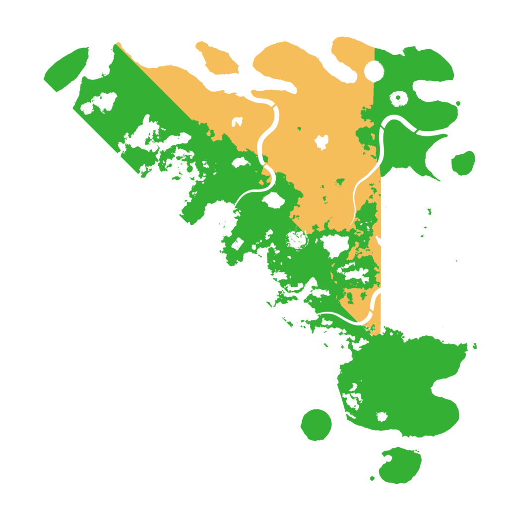 Biome Rust Map: Procedural Map, Size: 4500, Seed: 2124557638