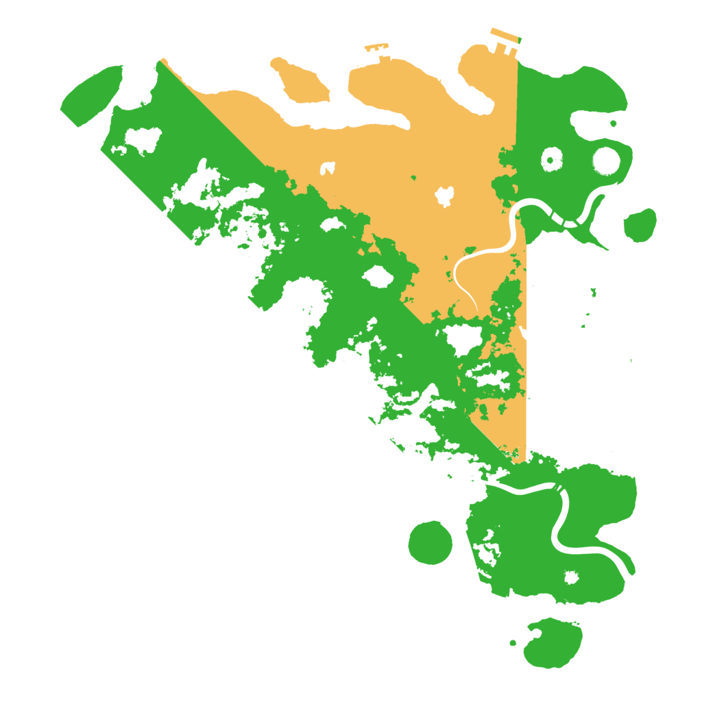 Biome Rust Map: Procedural Map, Size: 4500, Seed: 2124557638
