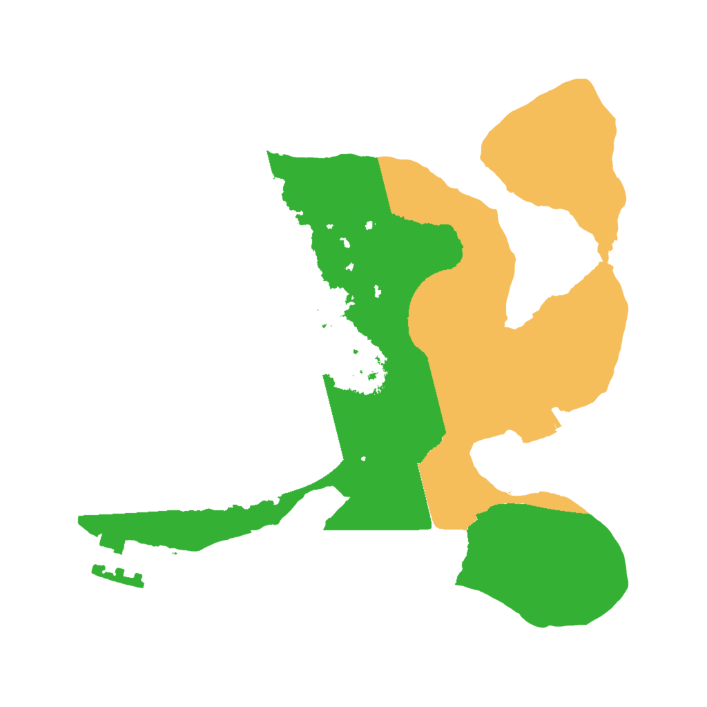 Biome Rust Map: Procedural Map, Size: 2000, Seed: 1585986995