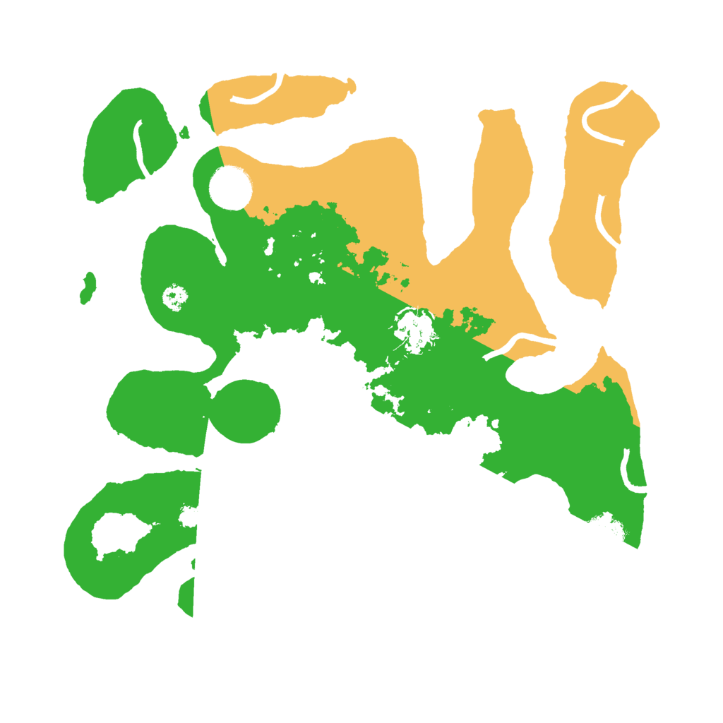 Biome Rust Map: Procedural Map, Size: 3000, Seed: 2063689157