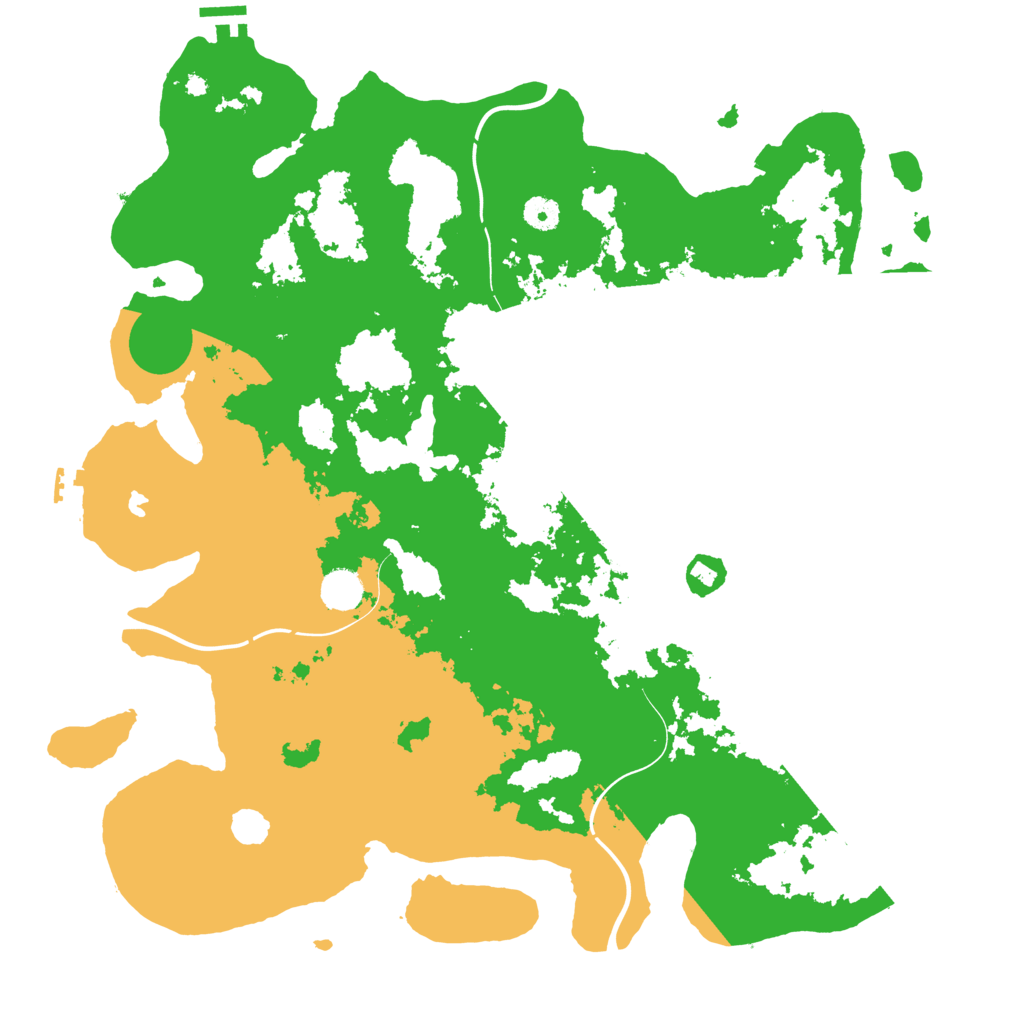 Biome Rust Map: Procedural Map, Size: 4400, Seed: 1337